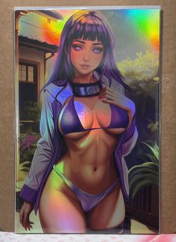 Hinata Naruto Foil Variant – Artist Alley Multiverse Saga – 2 Versions Available – NM