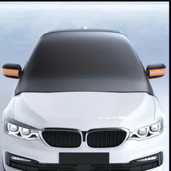 Thick Winter Car Windshield Cover - Snow & Frost Protection, Fits Most Models - For All Car Owners - Suitable for Cold Weather - Ideal Gift for Winter