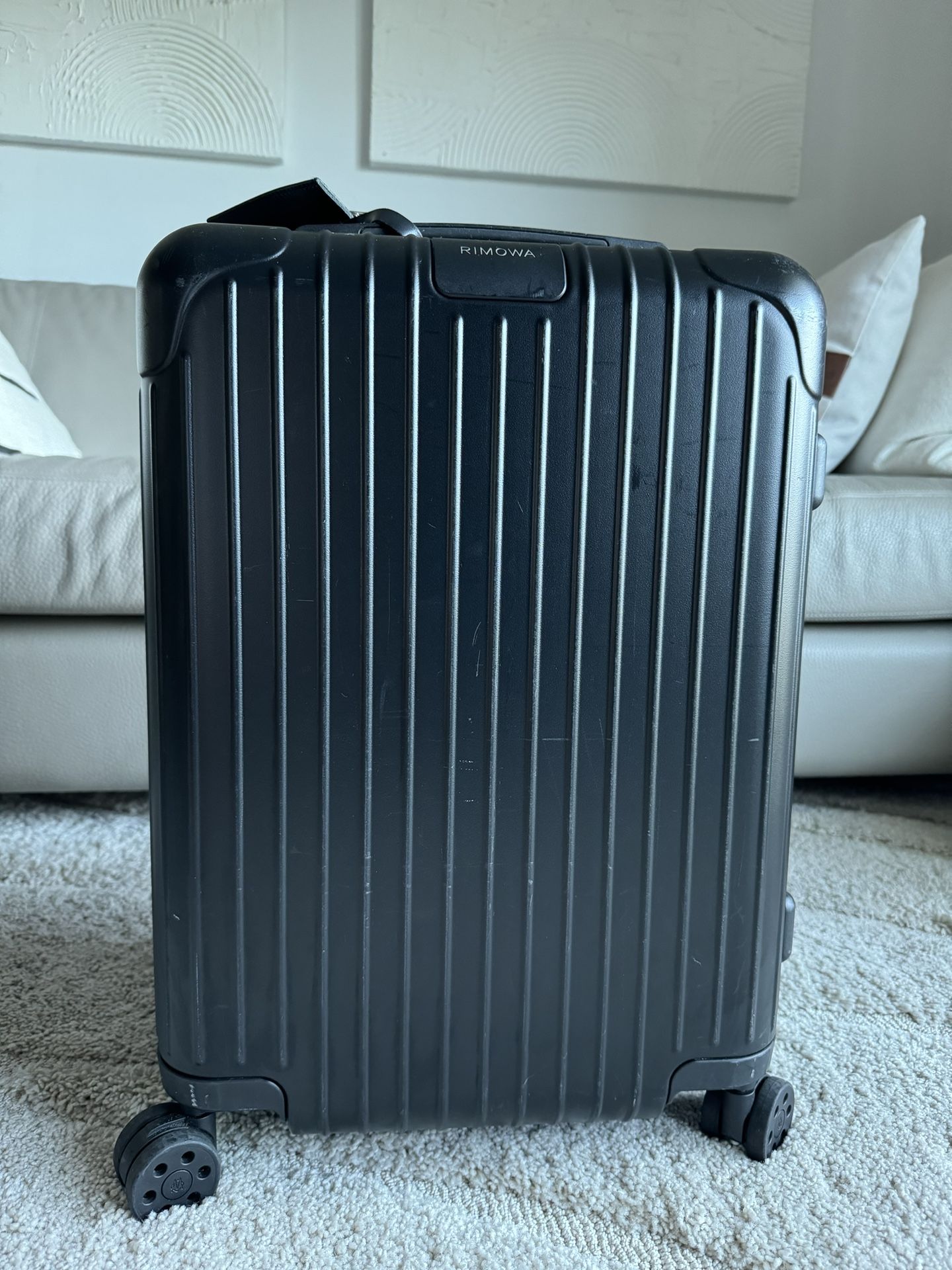 Rimowa Essential Carry on Suitcase Matte Black
