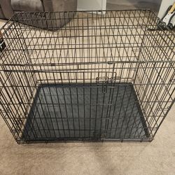Life Stages 1642DD Double Door Folding Dog Crate 43 x 29 x 31