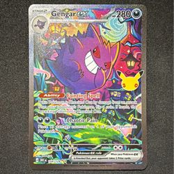 Gengar ex 154/128 30th anniversary Special Illustration Rare