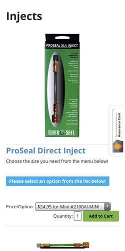 ProSeal Direct Inject / Stop Leak AC