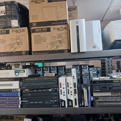Computer Equipment,  Desktops,  Laptops , Network Switches +parts 