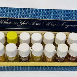 Vintage Avon Fragrance Set 14 Small Bottles