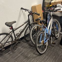 Raleigh Bike, Schwinn Bike, And Diamondback Bike