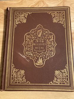 Irish Melodies by Moore & Stevenson 1852 years!