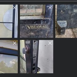 Vista Wall Tempered Glass Door 83"H X36"