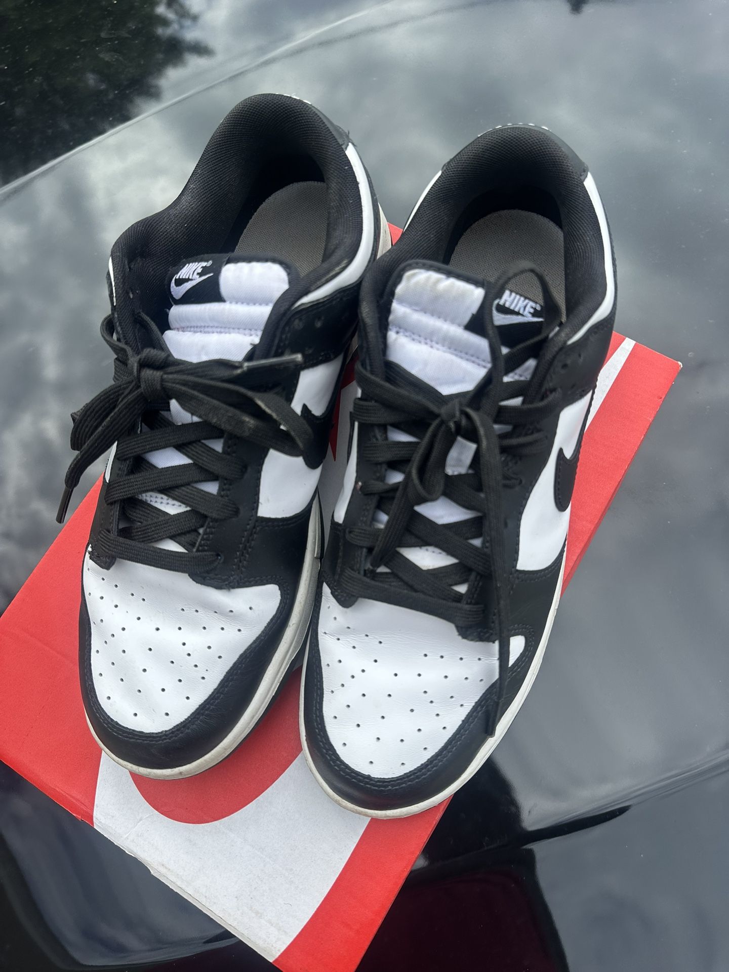 Nike Dunk Low Retro MEN'S White Black Panda DD1391 100 Nike Dunk Low Retro MEN'S White Black Panda DD1391 100
