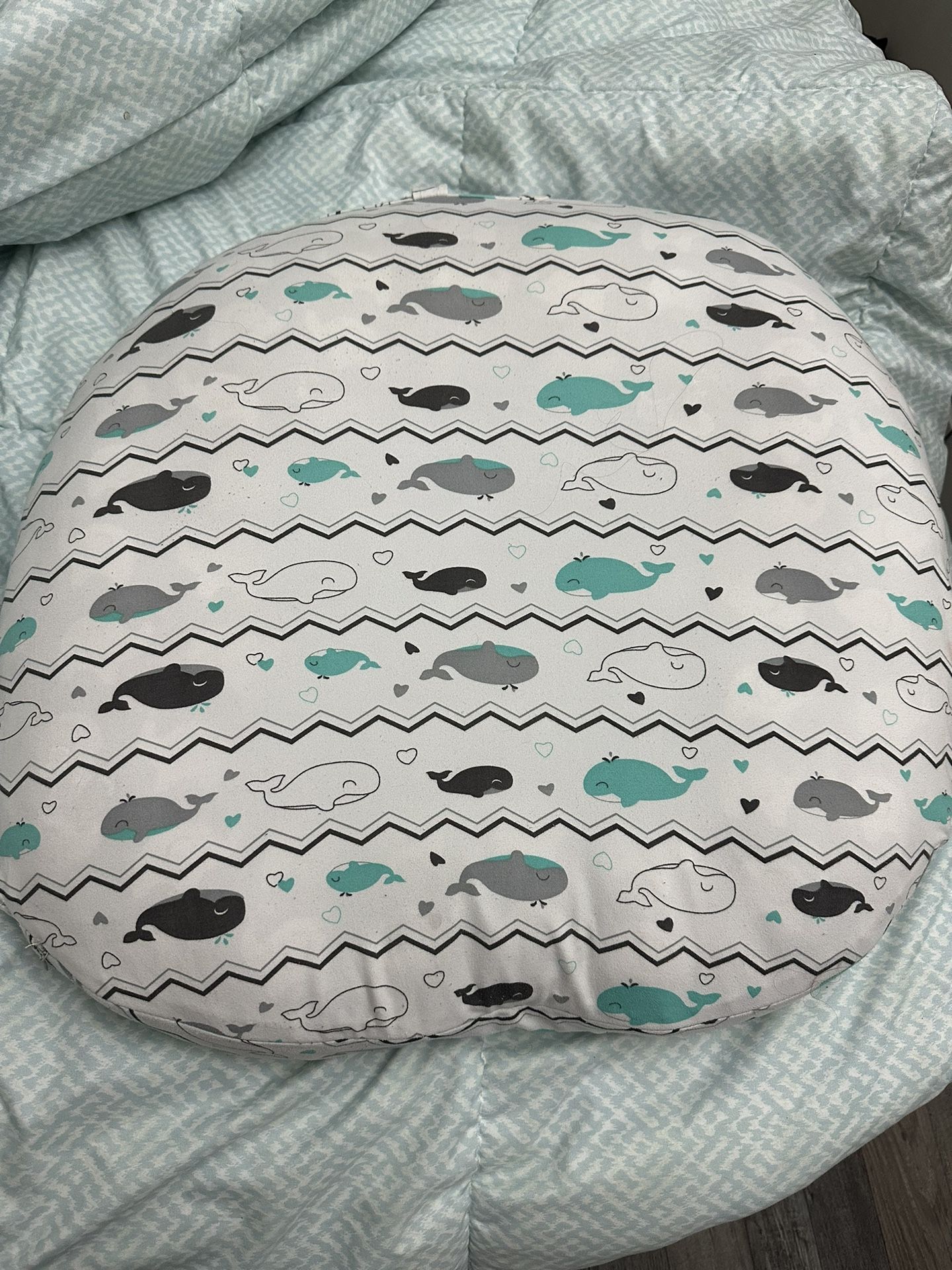 2 Nursing pillows with their covers + 1 new cover