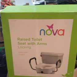 NOVA Raised Toilet Seat With Arms 