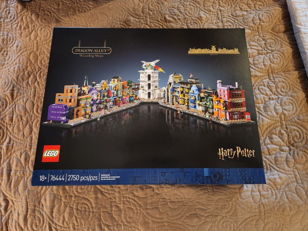 Lego 76444 Diagon Alley Wizarding Shops brand new factory sealed