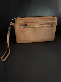 Brand new leather wristlet