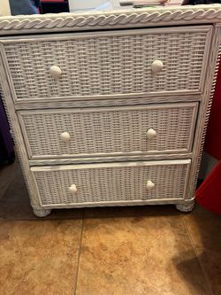 Wicker Dresser