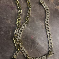 50 Necklace And Bracelet Stainless Steel 