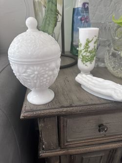 Vintage Milk Glass Avon