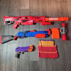 Nerf Fortnite Toys Lot