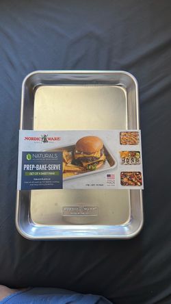Nordic Ware Naturals Prep-Bake-Serve Set of 4 Sheet Pans