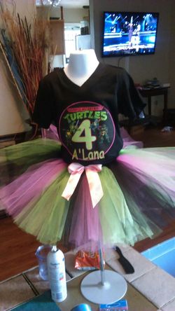 Girls Ninja Turtle Tutu set