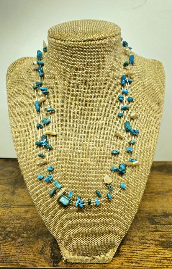Sterling Silver Turquoise Necklace