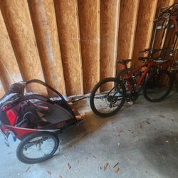2 Brand New Bikes A Carriage And Bike Rack