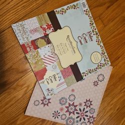 Lot Of 2 Books Recollections Holiday Theme Scrapbook Paper 12” X 12” 69 Sheets 