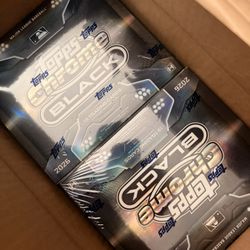 2026 TOPPS CHROME BLACK BASEBALL HOBBY BOX 