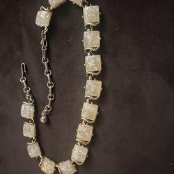 Statement Bracelet w/ Opal Look Stones (Not Real)