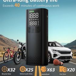 Portable Air Compressor - Car Tire Inflator