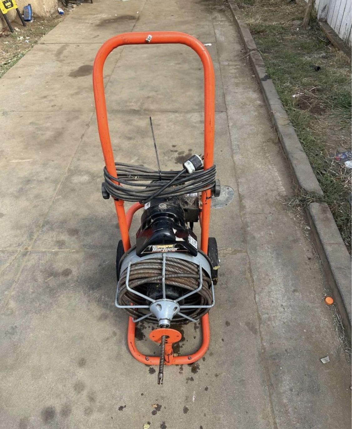 General Wire Mini Rooter XP Self Feed Sewer Cleaner w/ 50" x 1/2" Cable