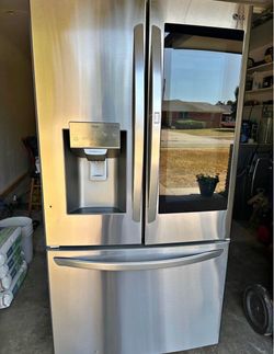 LG ThinQ French Door Refrigerator Stainless Steel