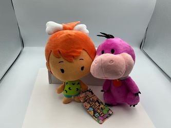 The Flintstones Pebbles and Dino Plush Set
