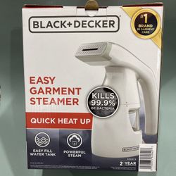 Brand New Black Decker Easy Garment Steamer 