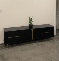 Black TV Stand