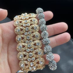 Gold And Silver Monet Bracelet 