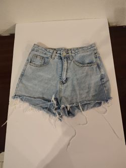 denim shorts women's, size XS, shein