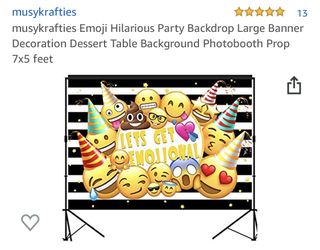 Emoji Backdrop