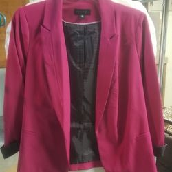 $10 Pink Lined Jacket. Tags still attached. Size 2X