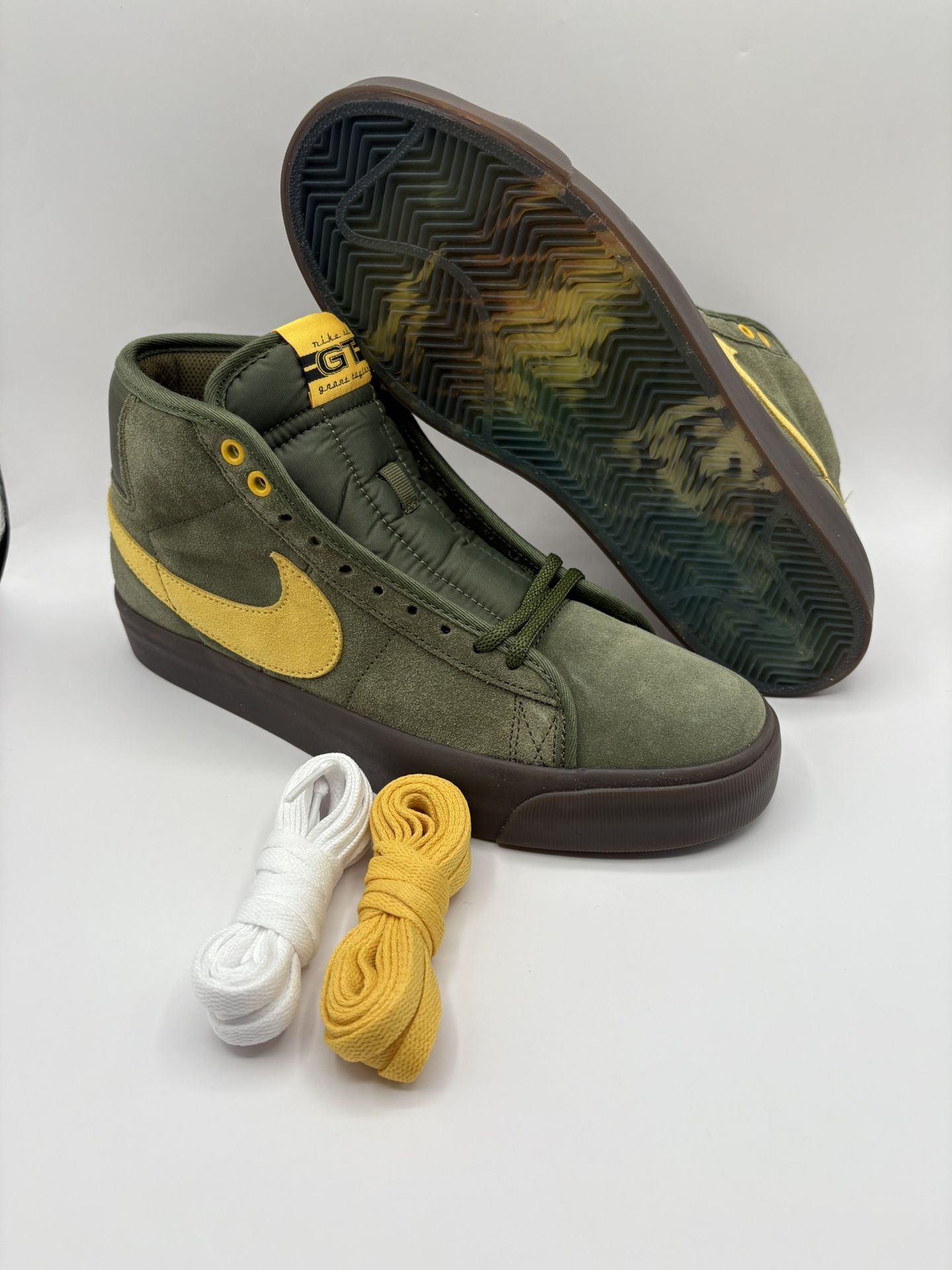 New Nike AntiHero x Zoom Blazer QS SB Mid Mens Size Rough Green