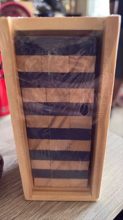 Wooden Tumbling Tower Block Game
