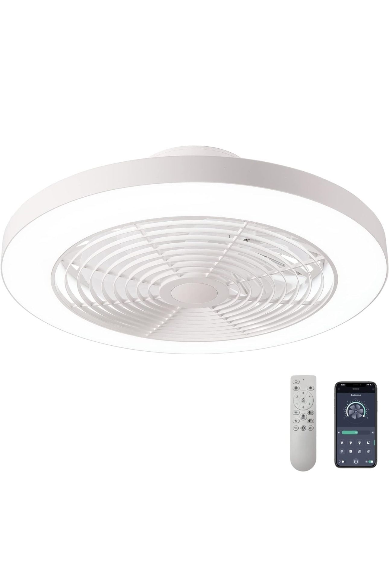 Low Profile Ceiling Fan 19.7