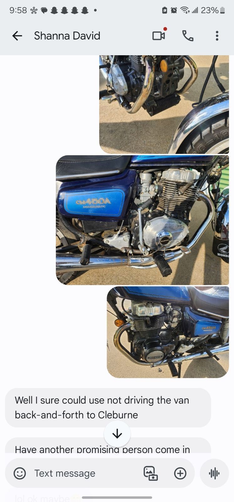 1982 Cm450 Honda