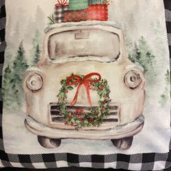 2 Christmas Pillows That Light Up