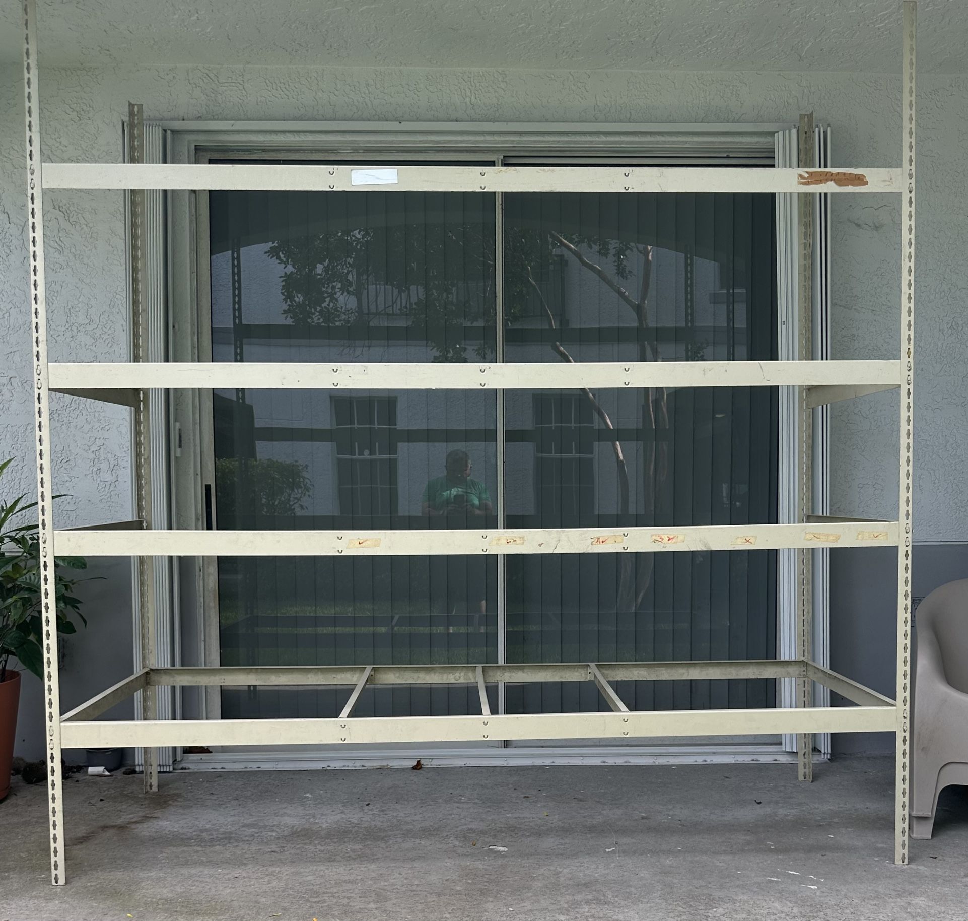 Metal Shelving Unit