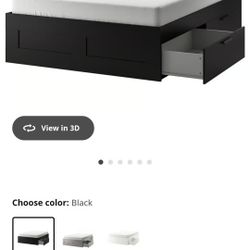 Ikea Brimnes King Size Bed Frame