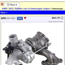 Ford 2.0 Liter Turbo Charger