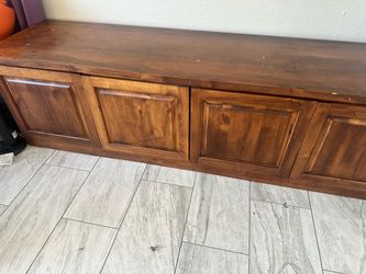 Wooden cabinets-$60$