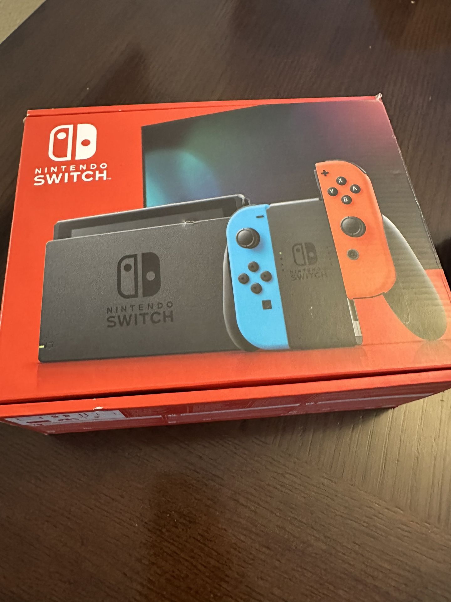 Nintendo Switch with Neon Blue and Neon Red Joy‑Con Bundle 