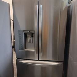 Refrigerator Lg Counter Depht French Door In Stainless Steel 40 Days Warranty Delevery 