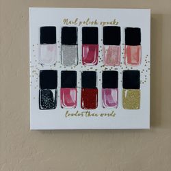 Nail Polish Canvas $10