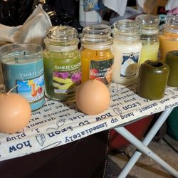 Candles (Many) And Candle Shades